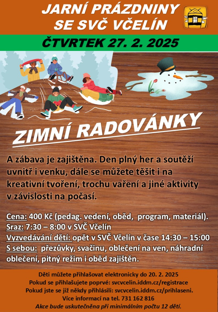 ZIMNÍ RADOVÁNKY 27.2.2025