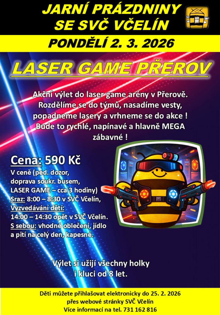 Laser Game Přerov 2.3.2026