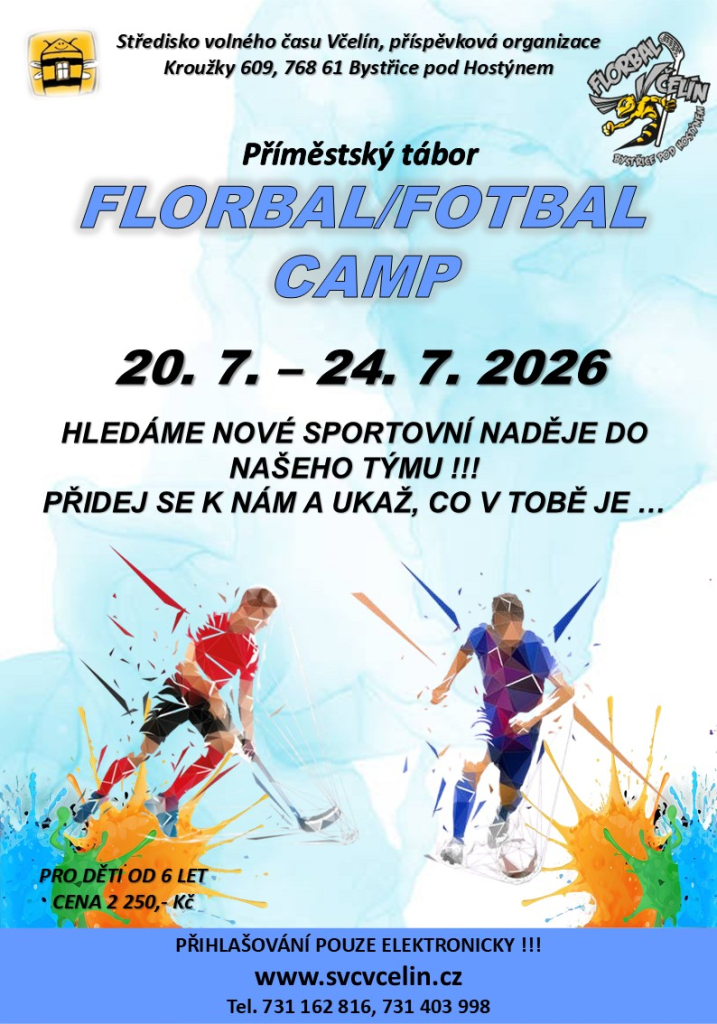 FLORBAL / FOTBAL CAMP