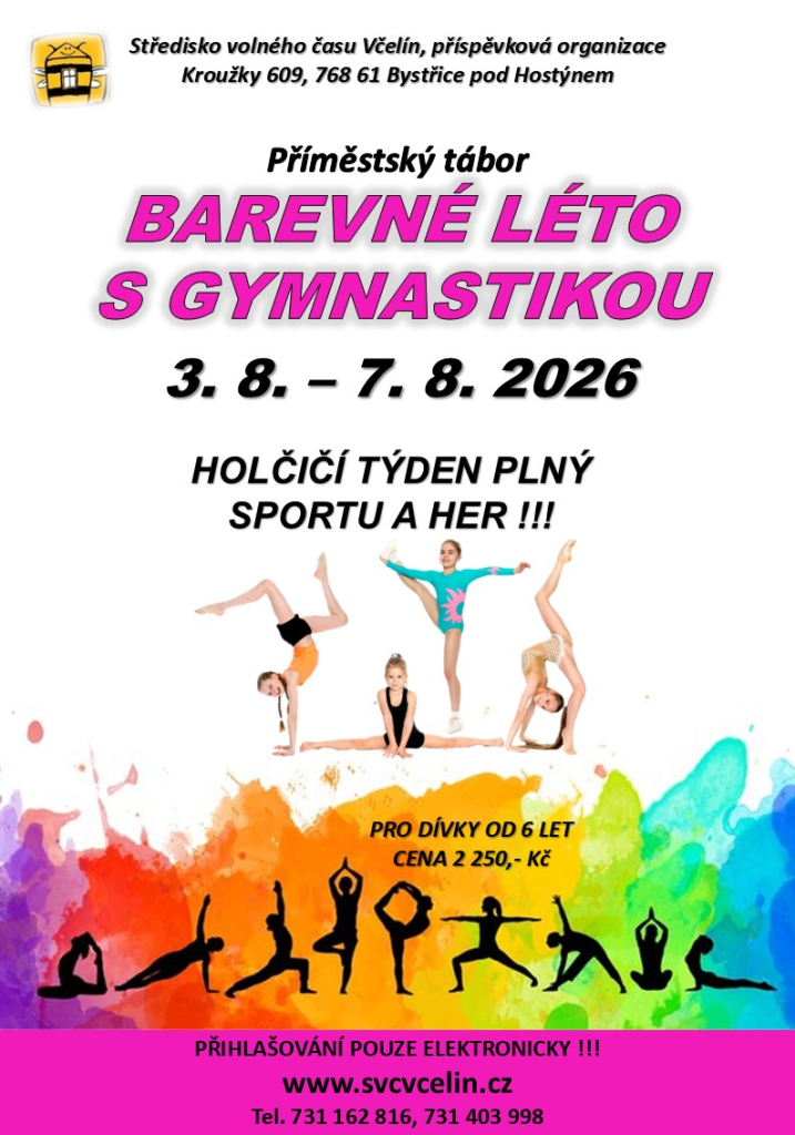BAREVNÉ LÉTO S GYMNASTIKOU
