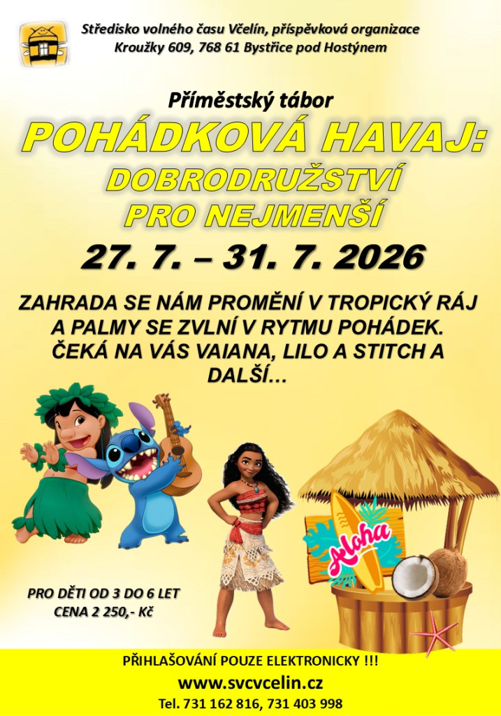 POHÁDKOVÁ HAVAJ: HAVAJSKÉ DOBRODRUŽSTVÍ PRO NEJMENŠÍ