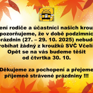 OZNÁMENÍ O KROUŽCÍCH