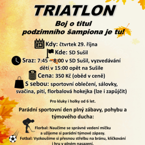 PODZIMNÍ TRIATLON